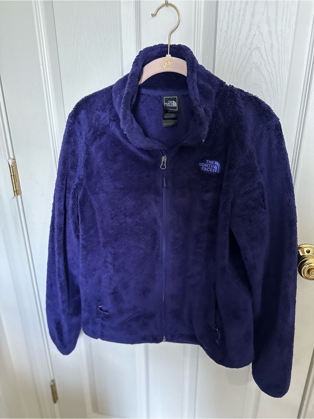 The North Face Women's Plush Full-Zip Teddy Jacket - Purple